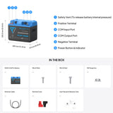 BLUETTI 12V 100A LITHIUM BATTERY - B1210