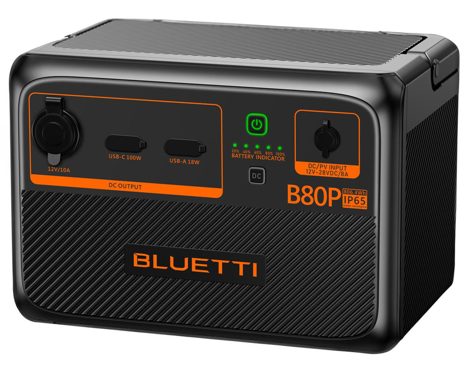 BLUETTI B80P EXPANSION BATTERY & USB/12VDC UPS POWER STATION | 806WH - B80P