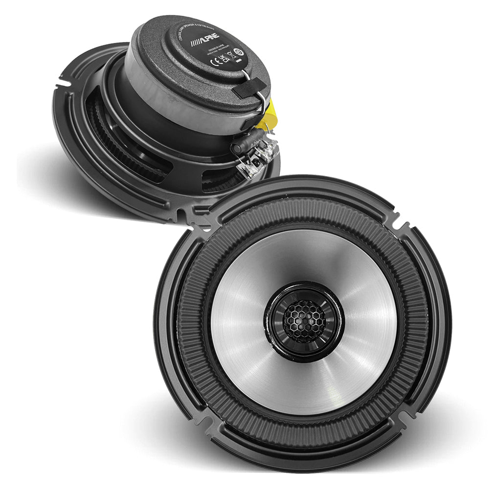 ALPINE (BASSREV-SERIES) 6.5" COAXIAL SPEAKER 50W RMS 2-WAY - BRV-S65