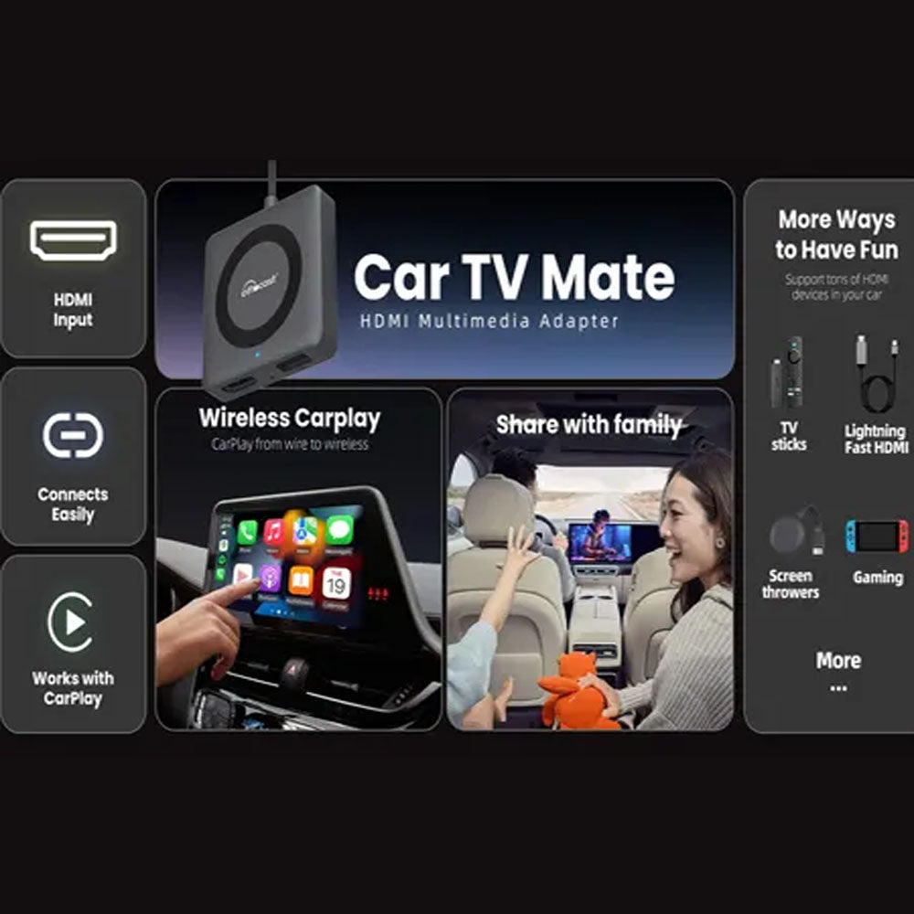 OTTOCAST CARPLAY & ANDROID AUTO TO WIRELESS USB ADAPTER - CA361-C4