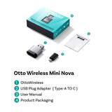 OTTOCAST CARPLAY & ANDROID AUTO WIRELESS MINI USB ADAPTER 2-IN-1 - CA530-T3