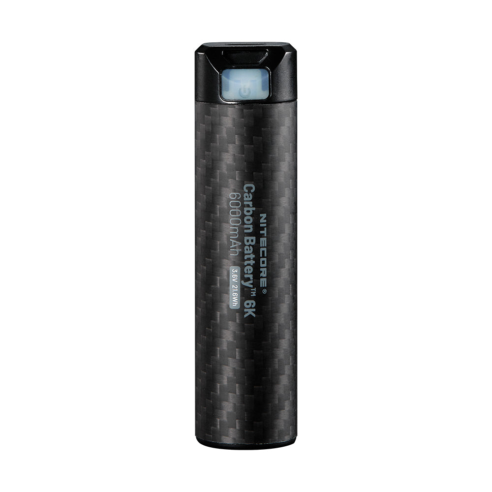 NITECORE LI-ION RECHARGEABLE USB C BATTERY 6000MAH 3.6V - CARBONBATTERY6K