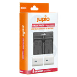 JUPIO BATTERY CHARGER KIT DUAL 2X LP-E6NH 2130MAH FOR CANON DIGITAL CAMERAS - CCA1013