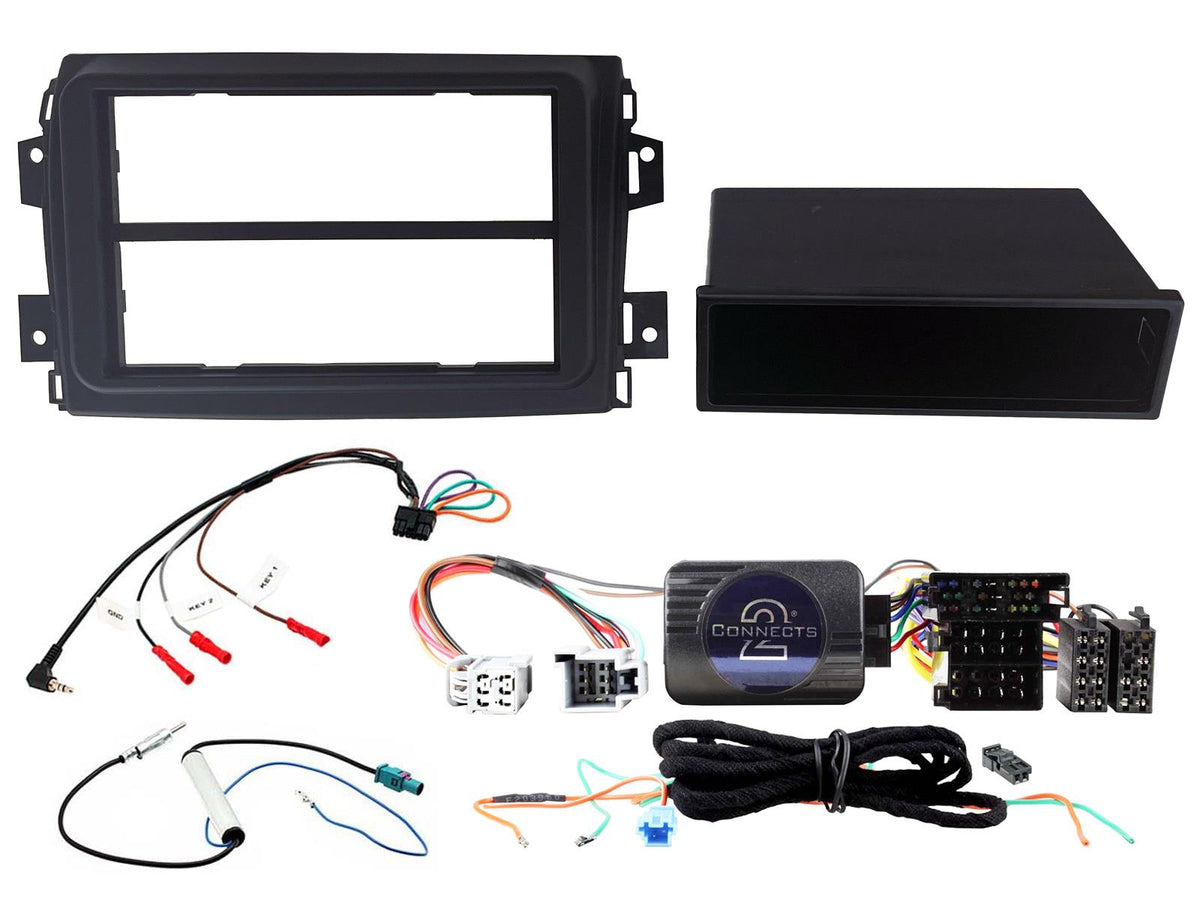 FITTING KIT FIAT DUCATO (8 SERIES) 2021 ON SINGLE DIN (BLACK) COMPLETE KIT - CTKFT35