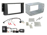 FITTING KIT LANDROVER RANGE ROVER SPORT 2005 - 2009 DOUBLE DIN (BLACK) COMPLETE KIT - CTKLR06