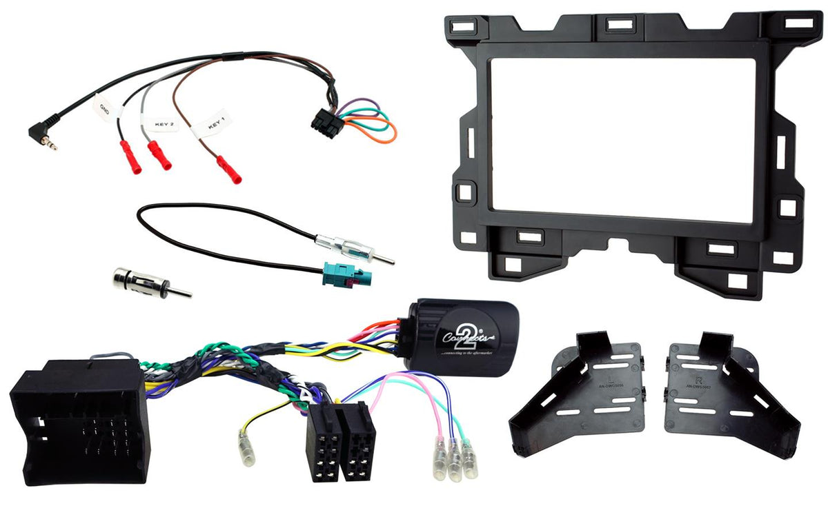 FITTING KIT MERCEDES SPRINTER 2018 - 2021 DOUBLE DIN (BLACK) COMPLETE KIT - CTKMB25
