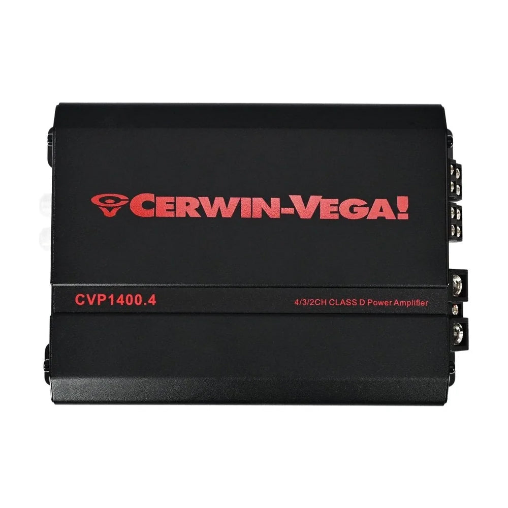 CERWIN VEGA CVP SERIES 4CH AMPLIFIER 90W RMS X4 @ 4OHM | 140W RMS X4 @ 2OHM - CVP1400.4