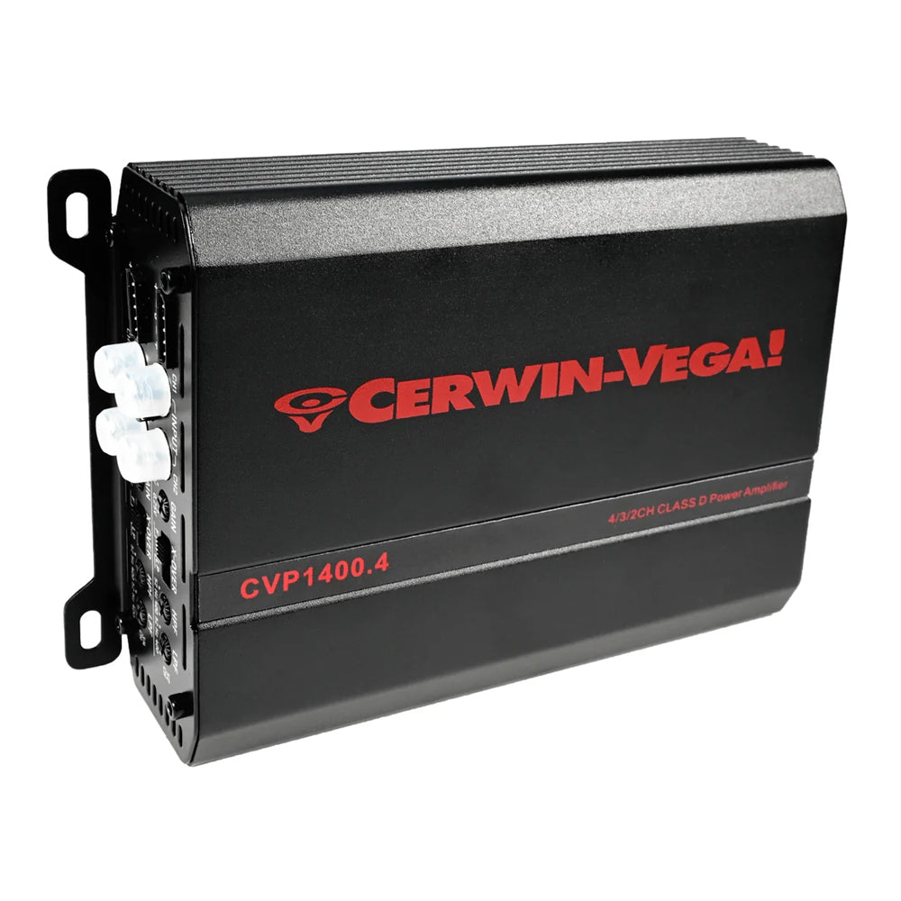 CERWIN VEGA CVP SERIES 4CH AMPLIFIER 90W RMS X4 @ 4OHM | 140W RMS X4 @ 2OHM - CVP1400.4