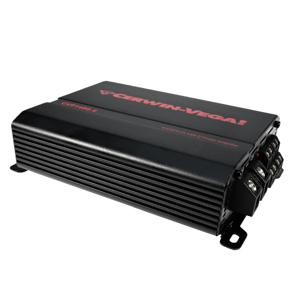 CERWIN VEGA CVP SERIES 4CH AMPLIFIER 90W RMS X4 @ 4OHM | 140W RMS X4 @ 2OHM - CVP1400.4