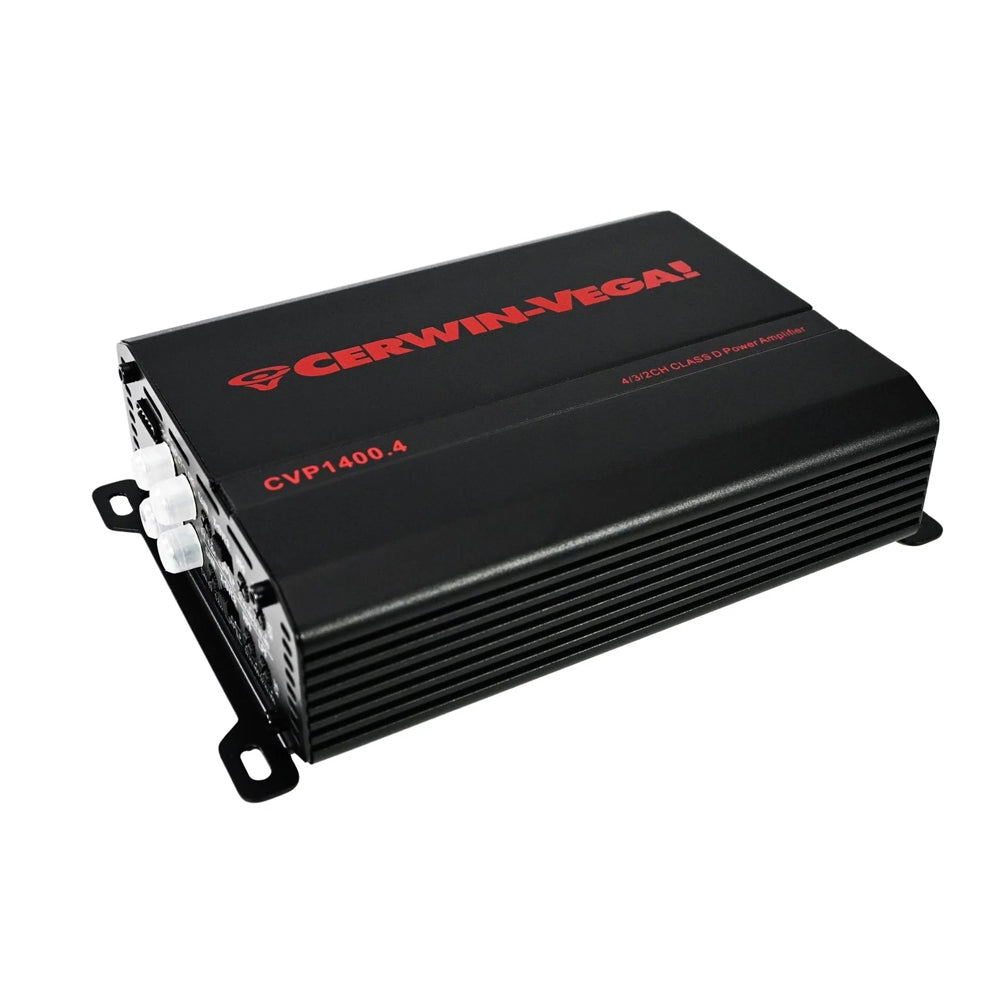 CERWIN VEGA CVP SERIES 4CH AMPLIFIER 90W RMS X4 @ 4OHM | 140W RMS X4 @ 2OHM - CVP1400.4