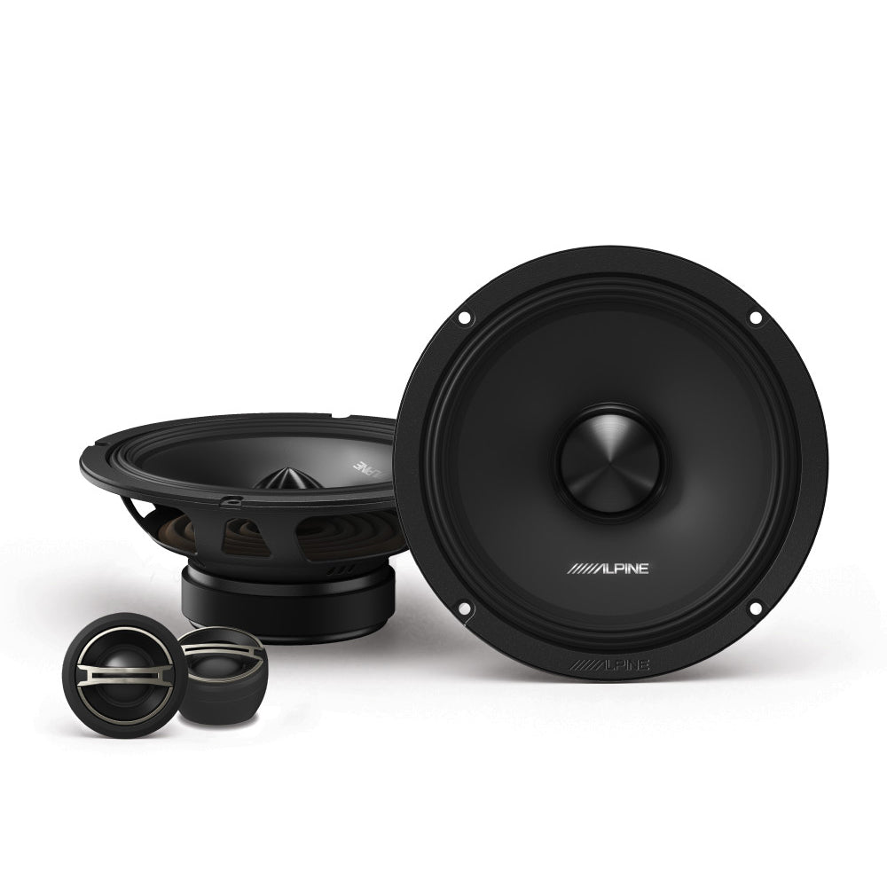 ALPINE M-SERIES 6.5" COMPONENT SPEAKER 50W RMS 2-WAY - DM-65C