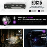 NITECORE DUAL LIGHT SOURCES ULTRA SLIM DEC FLASHLIGHT - EDC15