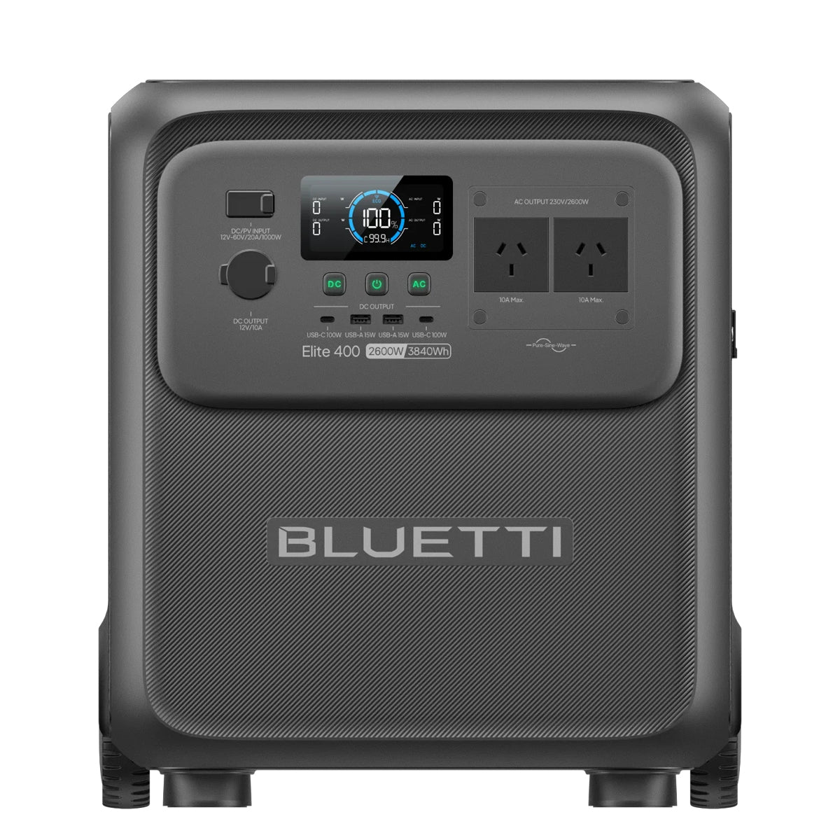 BLUETTI ELITE400 PORTABLE POWER STATION | 2600W 3840WH - ELITE400