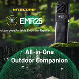 NITECORE MULTIPURPOSE PORTABLE ELECTRONIC REPELLER - EMR25