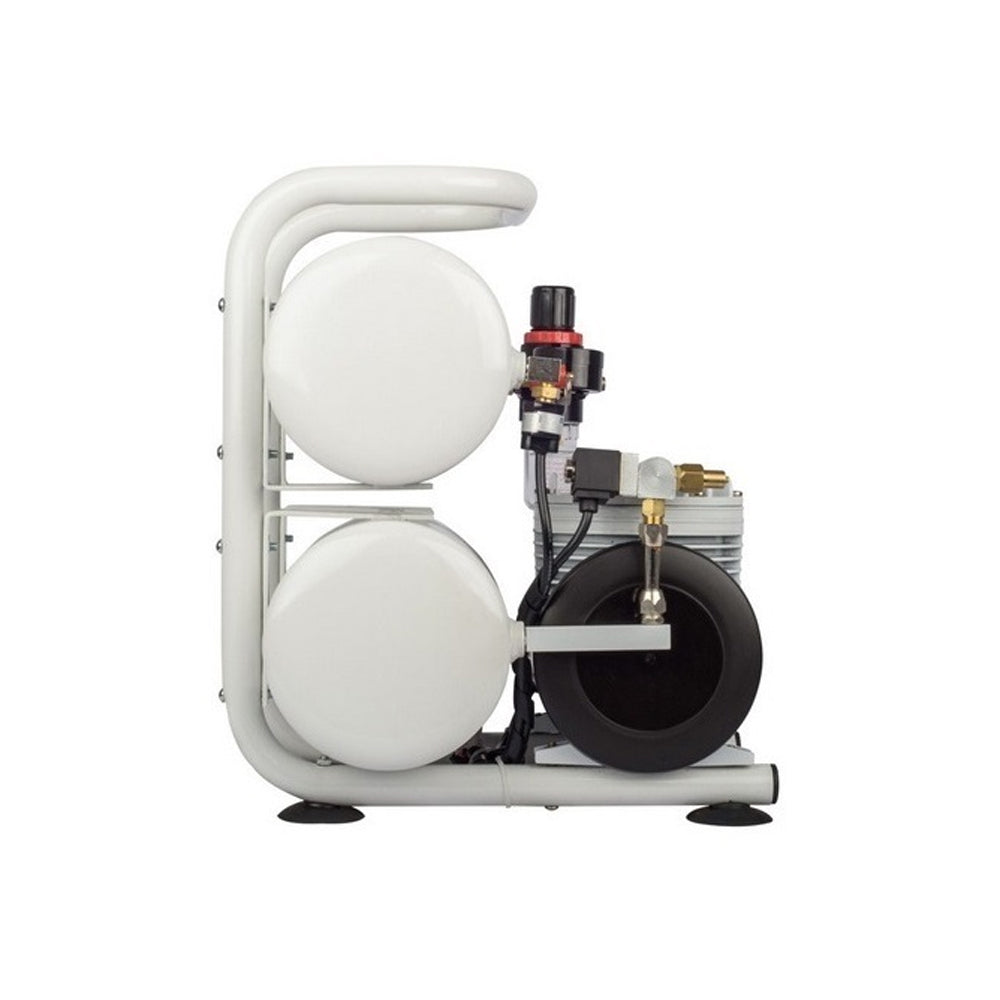 FORMULA AIRBRUSH COMPRESSOR 1/4HP WITH TWIN TANKS 7.5L - FM.ABC-TWIN