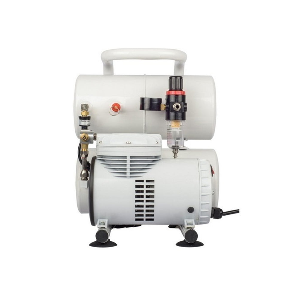 FORMULA AIRBRUSH COMPRESSOR 1/4HP WITH TWIN TANKS 7.5L - FM.ABC-TWIN