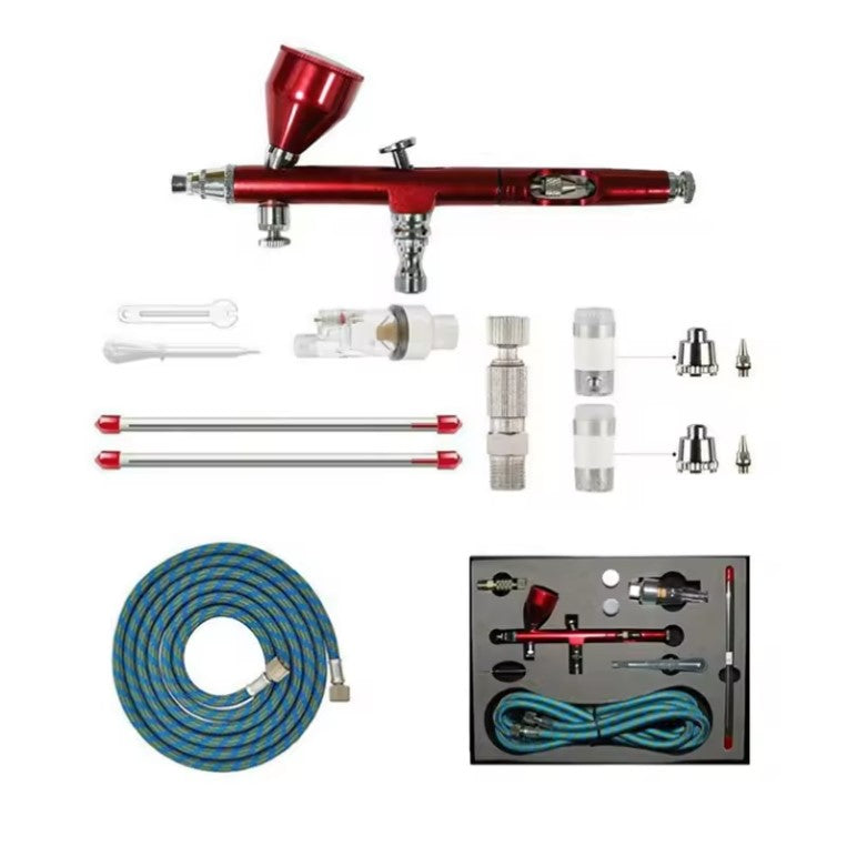 FORMULA GRAVITY AIRBRUSH DUAL ACTION KIT RED - FM.ABK-GRAVITY-RED