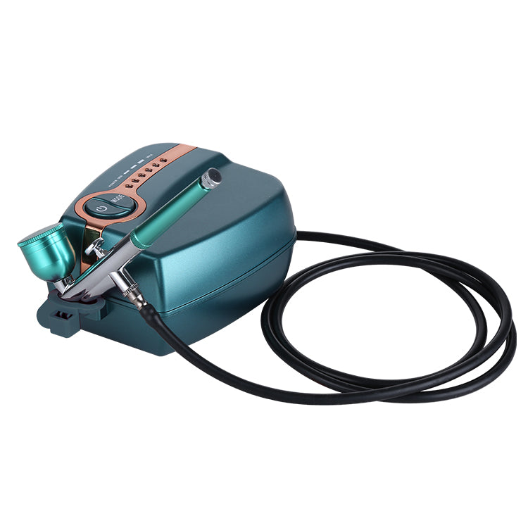FORMULA AIRBRUSH COMPRESSOR WITH 0.3MM AIRBRUSH GREEN KIT - FM.ABK-GREEN