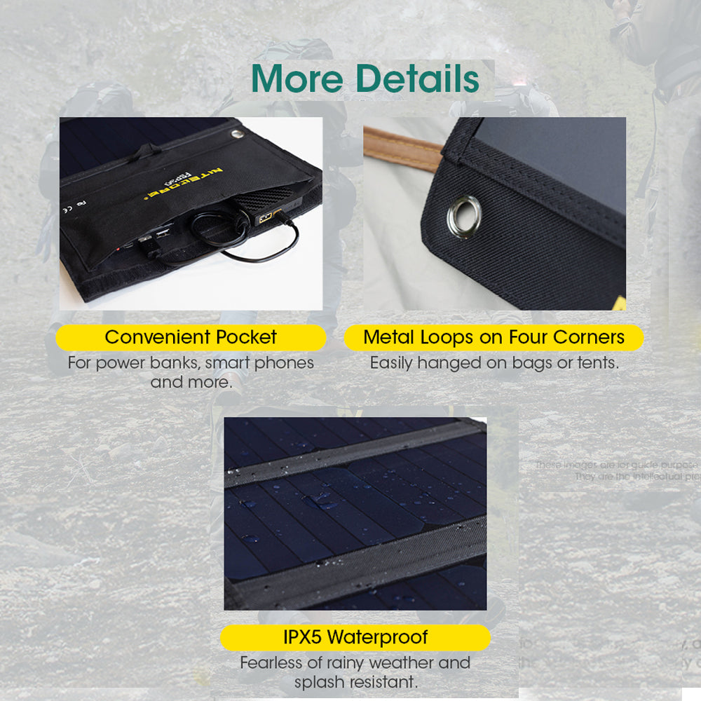 NITECORE FOLDABLE SOLAR PANEL | 30W - FSP30