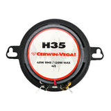 CERWIN VEGA HED SERIES 2 WAY 3.5" COAXIAL SPEAKERS 250W PAIR - H35