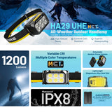 NITECORE 1200 LUMEN USB RECHARGEABLE LED HEADLAMP TORCH - HA29 UHE