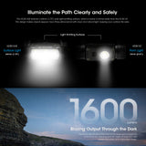 NITECORE HC60 UHE 1600 LUMEN USB-C RECHARGEABLE HEADLAMP TORCH - HC60-UHE