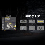 NITECORE 3000 LUMEN USB RECHARGEABLE LED HEADLAMP TORCH - HC75 UHE