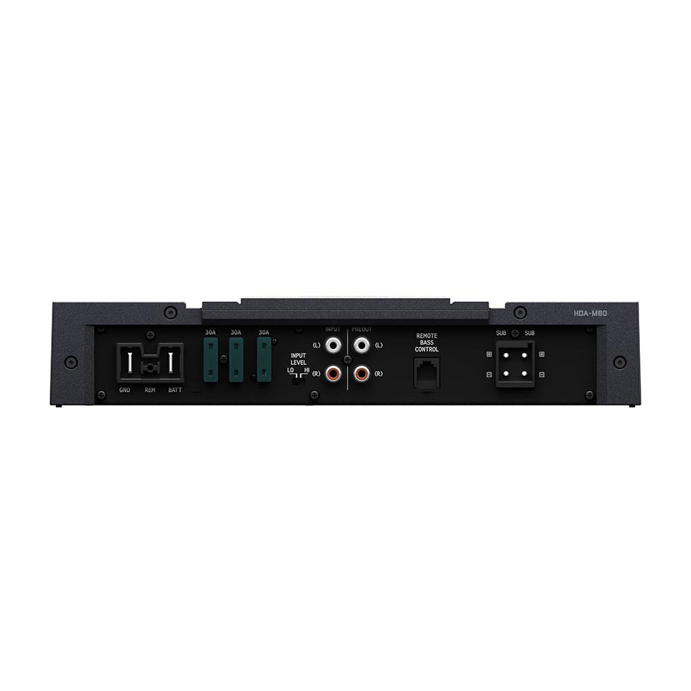 ALPINE (STATUS SERIES) HI-RES AMP MONO 500W RMS x 1 @ 4OHM / 800W RMS x 1 @ 2OHM - HDA-M80