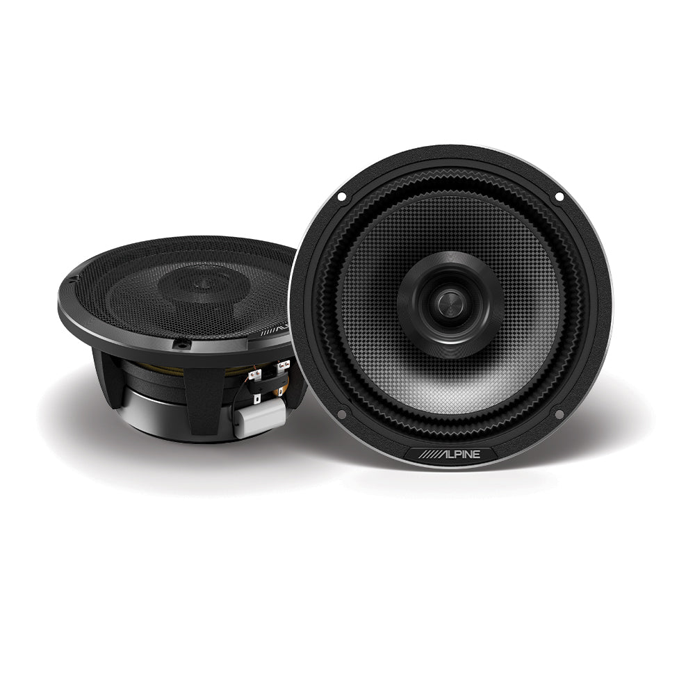 ALPINE (STATUS SERIES) 6.5" COAXIAL SPEAKER 100W RMS 2-WAY - HDZ-65
