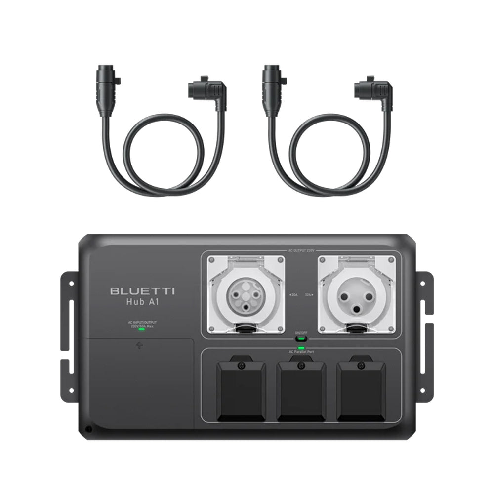 BLUETTI HUB A1 PARALLEL BOX FOR APEX 300 + 2X CABLE - HUBA1+2