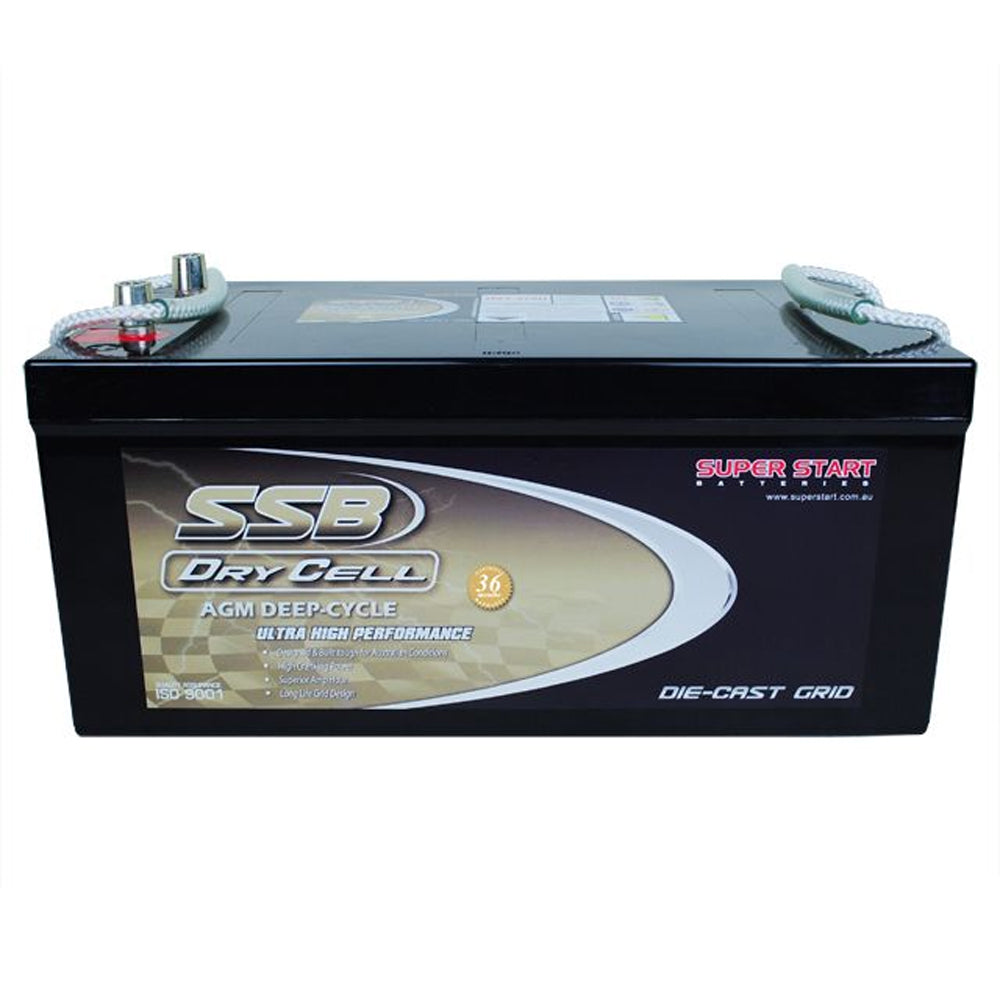 AGM BATTERY DEEP CYCLE DUAL PURPOSE 12V 262AH 1700CCA BY SSB ULTRA HIGH PERFORMANCE - HVT-270D