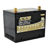 AGM BATTERY DEEP CYCLE DUAL PURPOSE 12V 60AH 600CCA BY SSB ULTRA HIGH PERFORMANCE - HVT-50D
