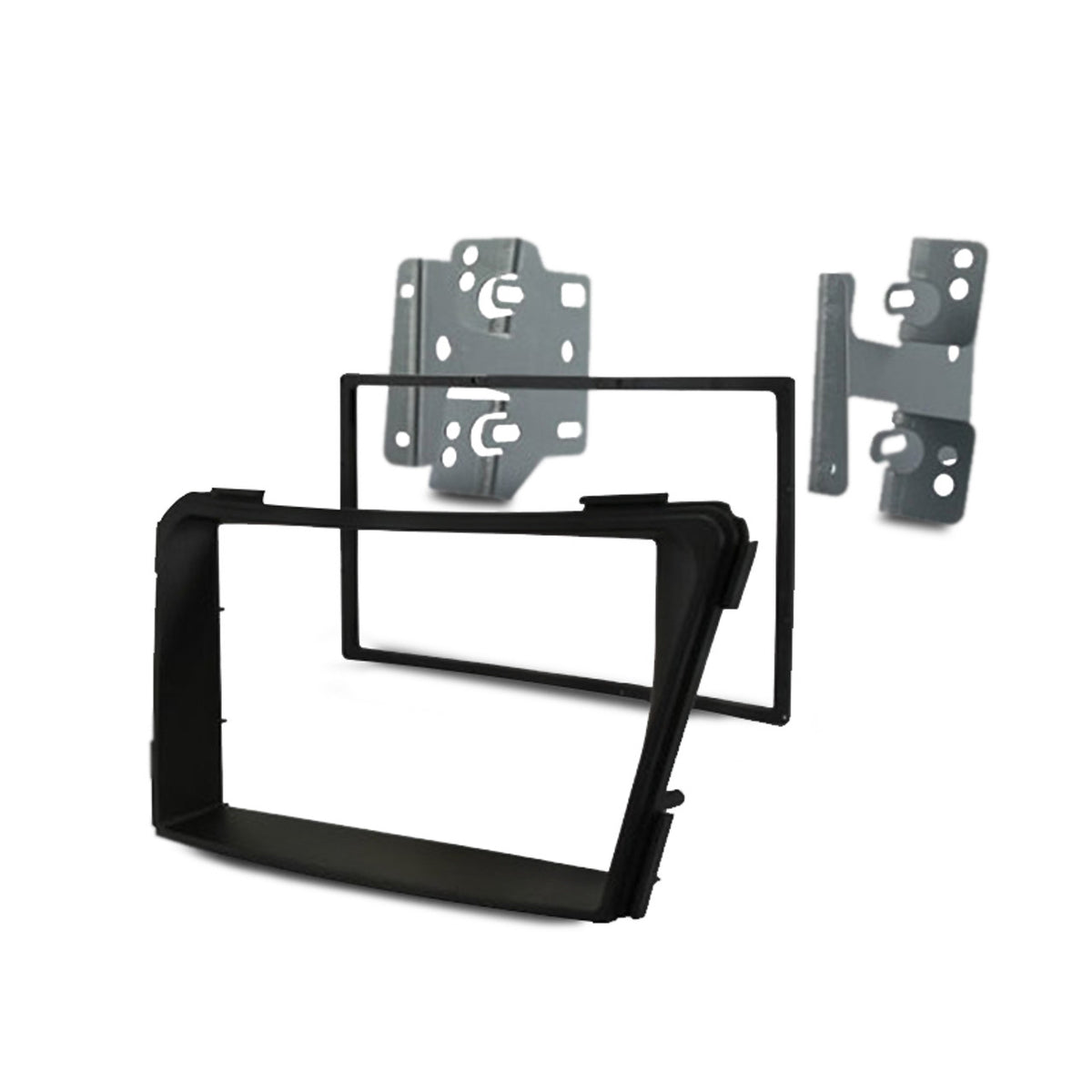 FITTING KIT HYUNDAI i40 2011 - 2019 DOUBLE DIN (BLACK) (WITHOUT OEM NAVI) - HYN-K11510