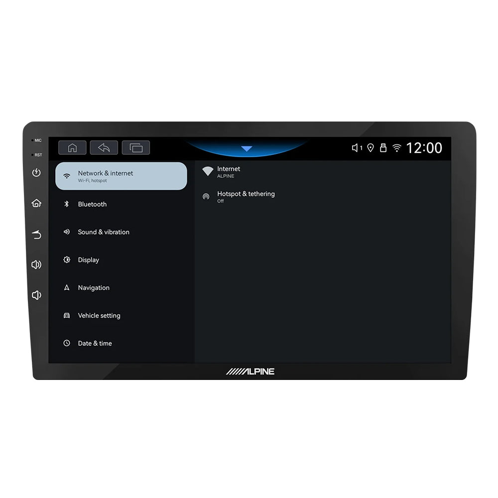 ALPINE HEAD UNIT 9" MIRROR LINK MULTIMEDIA RECEIVER WITH ALPINE OS (RAM4/64GB)NEW - INE-AW409S 9 4/64GB