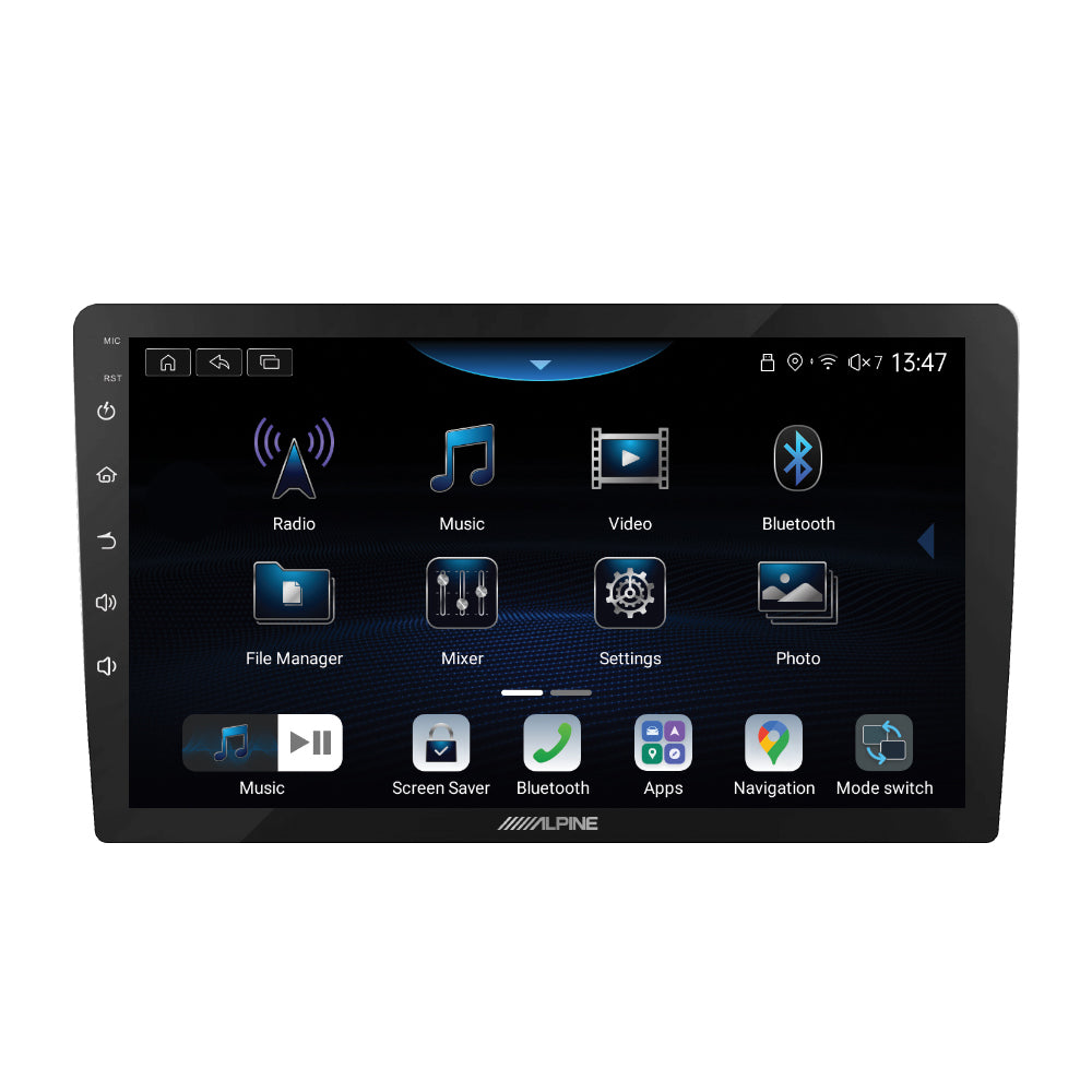 ALPINE HEAD UNIT 10" (WORKS WITH WIRELESS CARPLAY AND ANDRIOD) MULTIMEDIA RECEIVER WITH ALPINE OS - INE-AX809-10