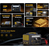 VTOMAN JUMP 600X PORTABLE POWER STATION 600W | 268WH - JUMP 600X