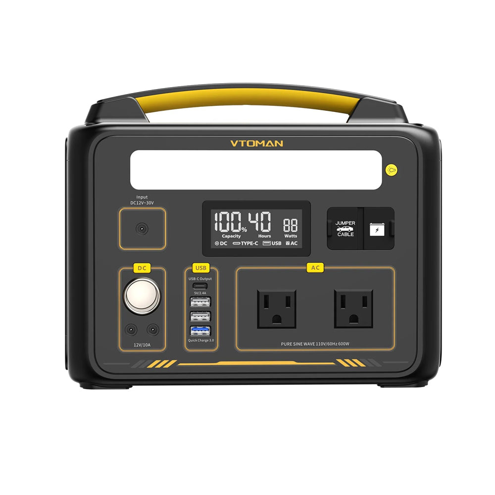 VTOMAN JUMP 600X PORTABLE POWER STATION 600W | 268WH - JUMP 600X