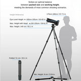 HEIPI K32 HEAVY-DUTY CARBON FIBER TRIPOD WITH KB60 BALL HEAD - K32+KB60