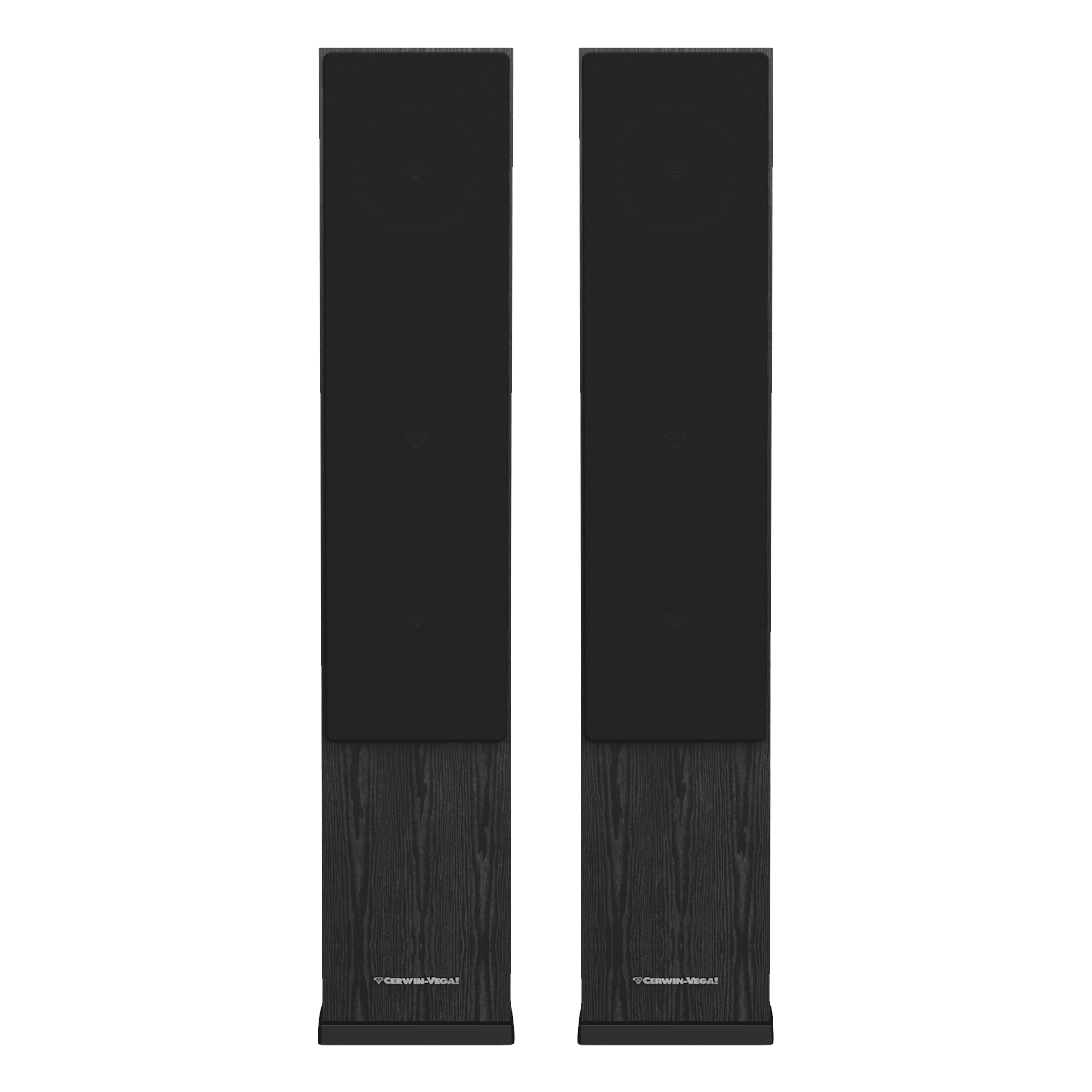CERWIN VEGA LA SERIES HOME AUDIO 6.5" 3-WAY TOWER FLOOR SPEAKER BLACK 300W MAX PAIR - LA365B