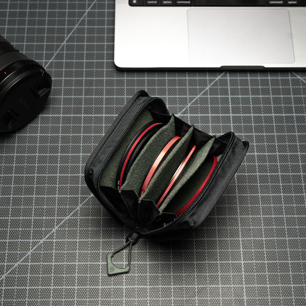 WANDRD LENS FILTER CASE WASATCH GREEN - LFC-WG-1