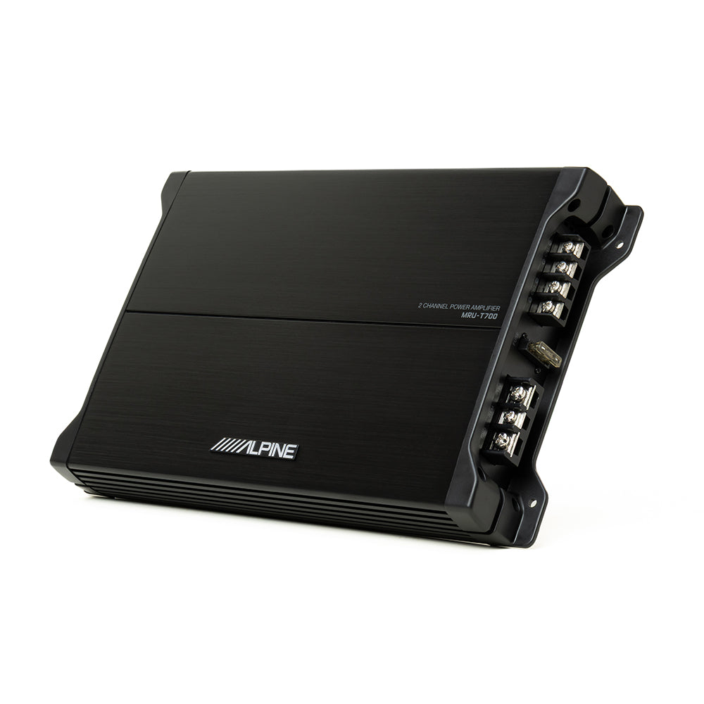 ALPINE AMP 2-CH 60W X 4 @4 OHMS + 90W X 2 @ 2OHM + 150W RMS X 1CH @ 4OHM - MRU-T700