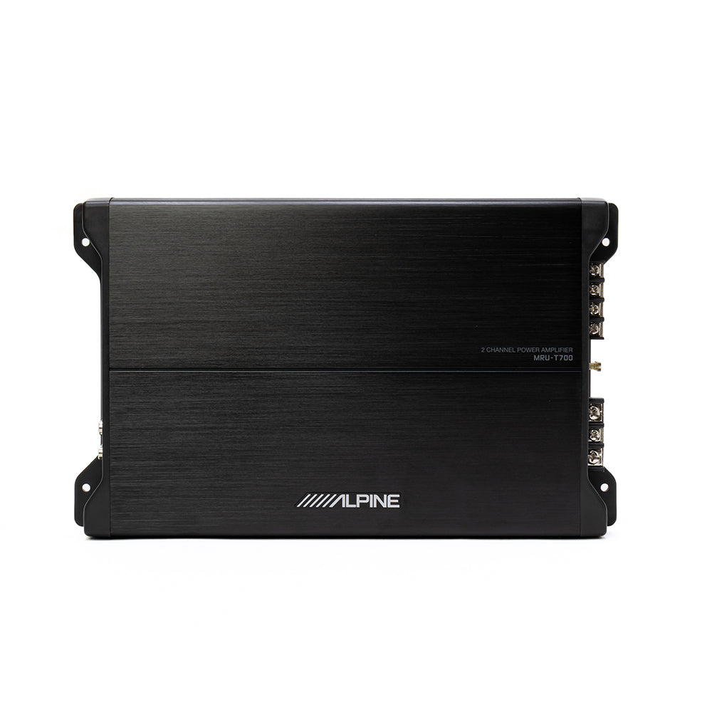 ALPINE AMP 2-CH 60W X 4 @4 OHMS + 90W X 2 @ 2OHM + 150W RMS X 1CH @ 4OHM - MRU-T700