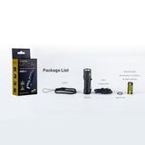 NITECORE MT1C PRO 1000 LUMEN IP68 EDC TORCH 505 YARDS THROW - MT1CPRO