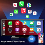 OTTOCAST CARPLAY & ANDROID AUTO WIRELESS SCREEN 10" WITH 2K FRONT CAMERA + REAR CAMERA - N92C