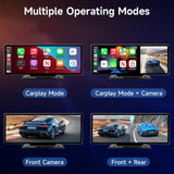 OTTOCAST CARPLAY & ANDROID AUTO WIRELESS SCREEN 10" WITH 2K FRONT CAMERA + REAR CAMERA - N92C