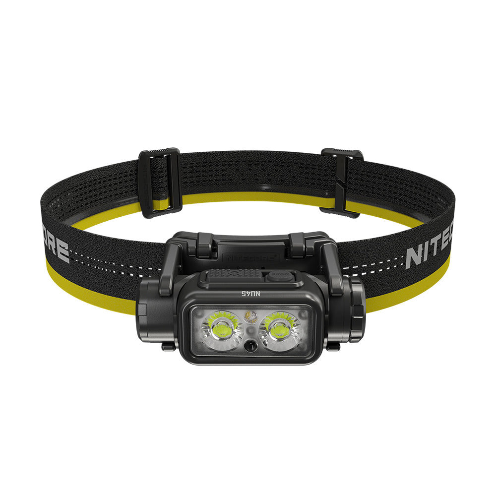 NITECORE NU45 1700 LUMENS USB RECHARGEABLE ULTRA LIGHTWEIGHT HEADLAMP TORCH - NU45