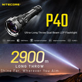 NITECORE P40 2000 LUMEN LONG THROW TORCH - P40