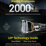 NITECORE P40 2000 LUMEN LONG THROW TORCH - P40