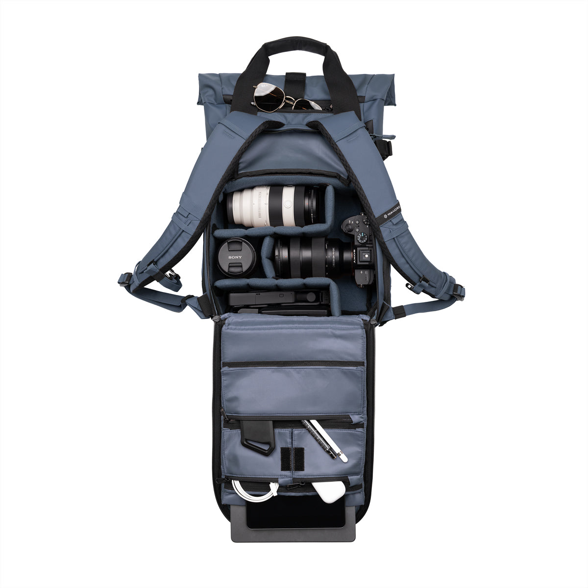 WANDRD PRVKE V4 15L PHOTO BUNDLE CAMERA BACKPACK AEGEAN BLUE - PK15-AB-PB-4