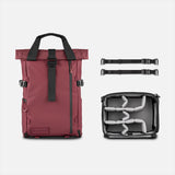 WANDRD PRVKE V4 21L PHOTO BUNDLE CAMERA BACKPACK RHONE BURGUNDY - PK21-RB-PB-4